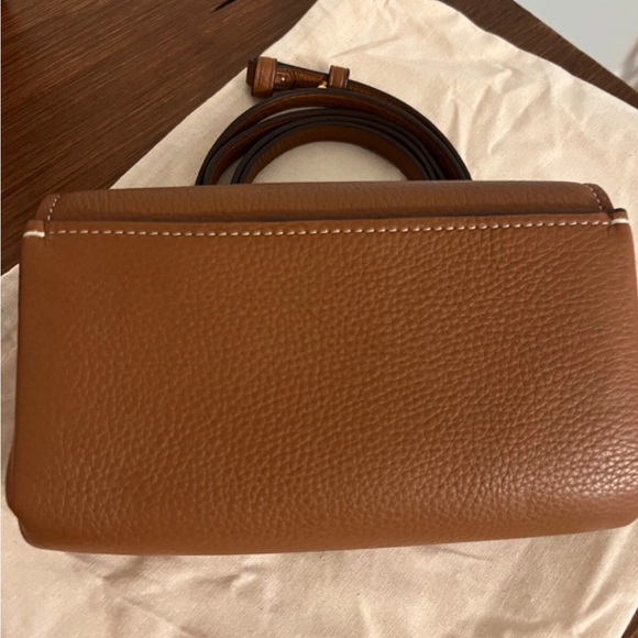 Tory Burch Miller Wallet Leather Crossbody Bag - Light Umber - Picture 6 of 6